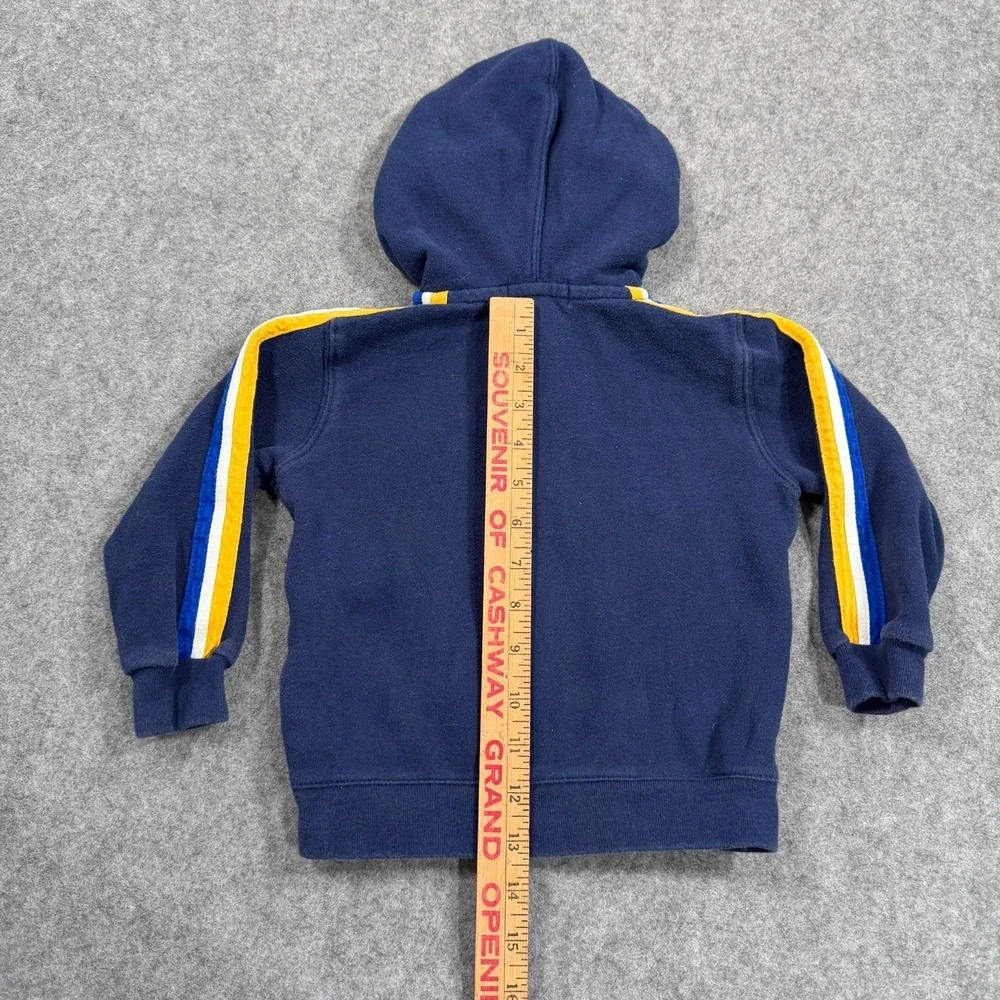 Vintage Polo Ralph Lauren Baby Boy Navy Blue Big Pony Full Zip Hoodie Size 24M